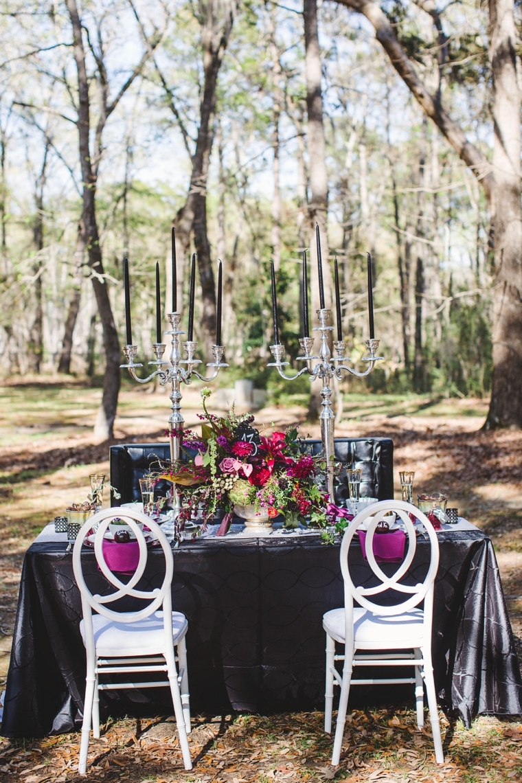 Dramatic, Dark & Romantic Wedding Ideas via TheELD.com