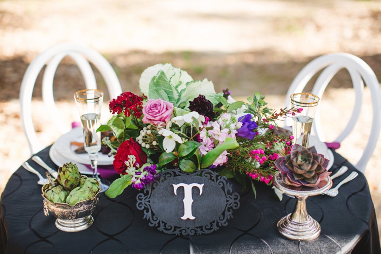 Dramatic, Dark & Romantic Wedding Ideas via TheELD.com