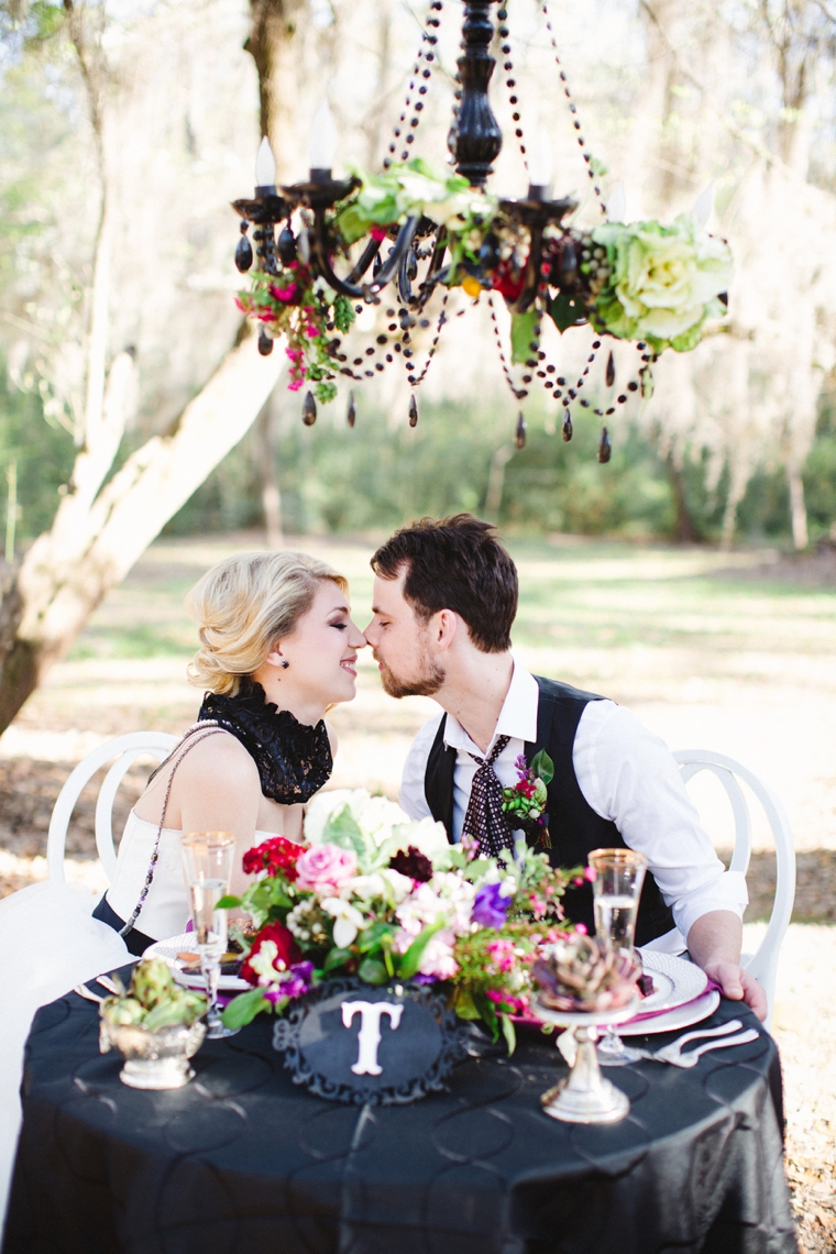 Dramatic, Dark & Romantic Wedding Ideas via TheELD.com