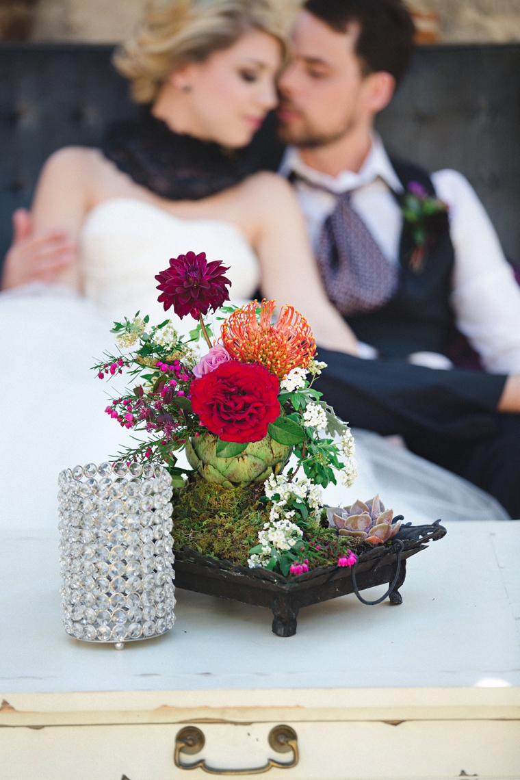 Dramatic, Dark & Romantic Wedding Ideas via TheELD.com