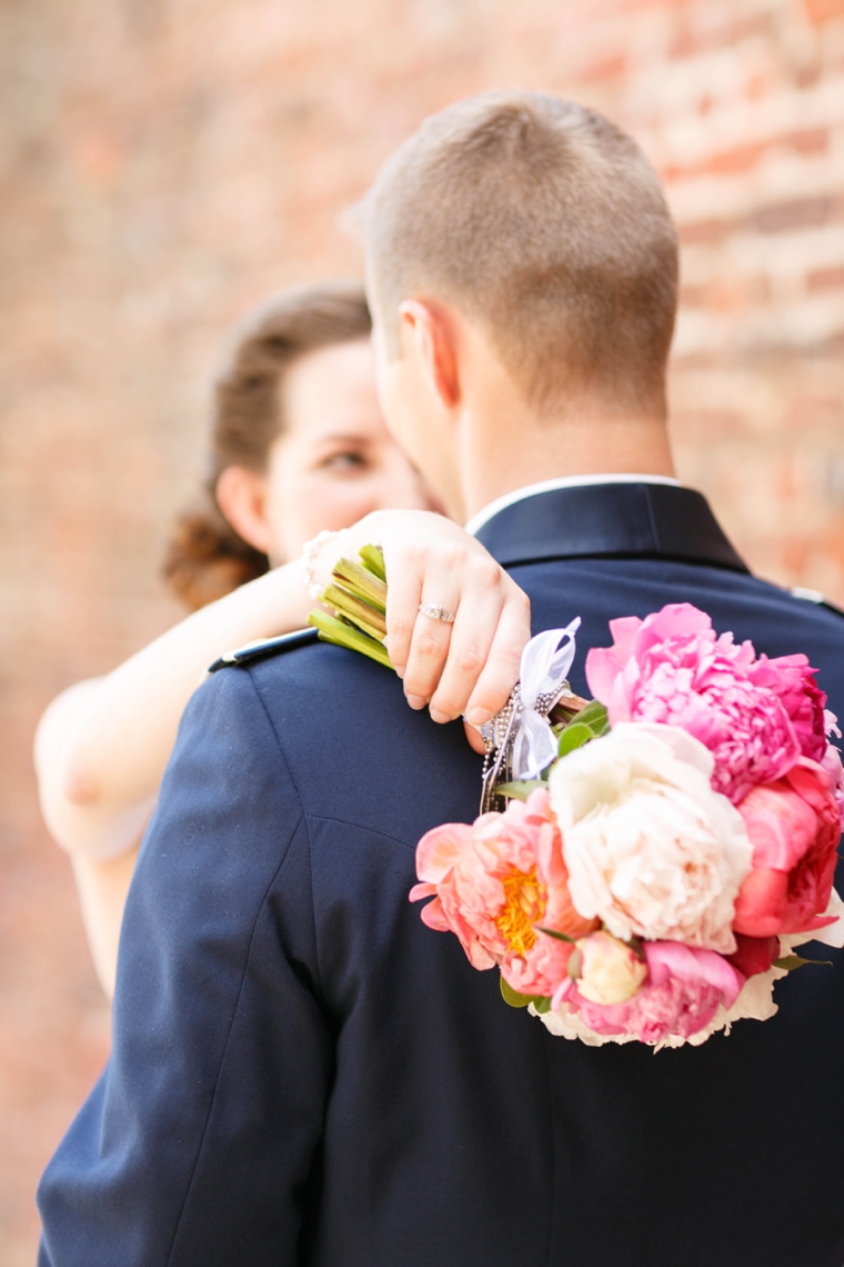 Pink & Orange Vintage Travel Themed Wedding via TheELD.com