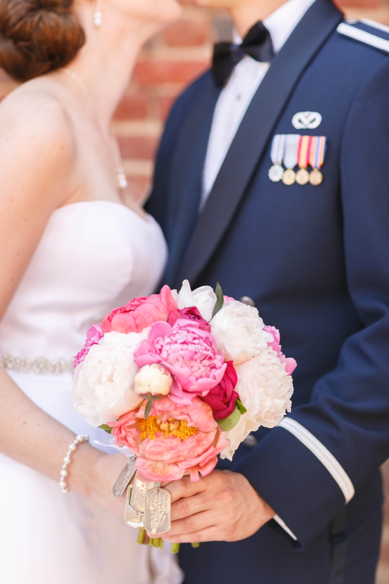 Pink & Orange Vintage Travel Themed Wedding via TheELD.com