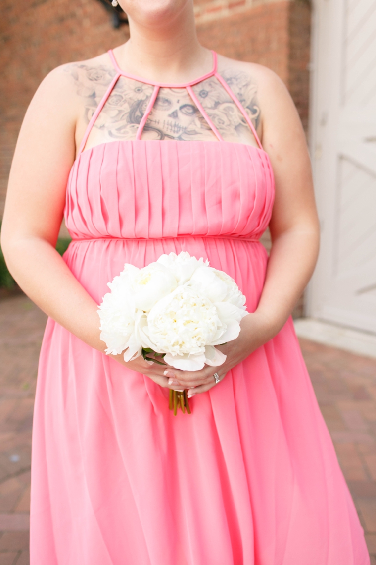 Pink & Orange Vintage Travel Themed Wedding via TheELD.com