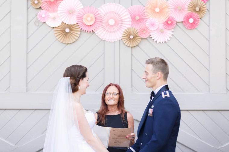 Pink & Orange Vintage Travel Themed Wedding via TheELD.com