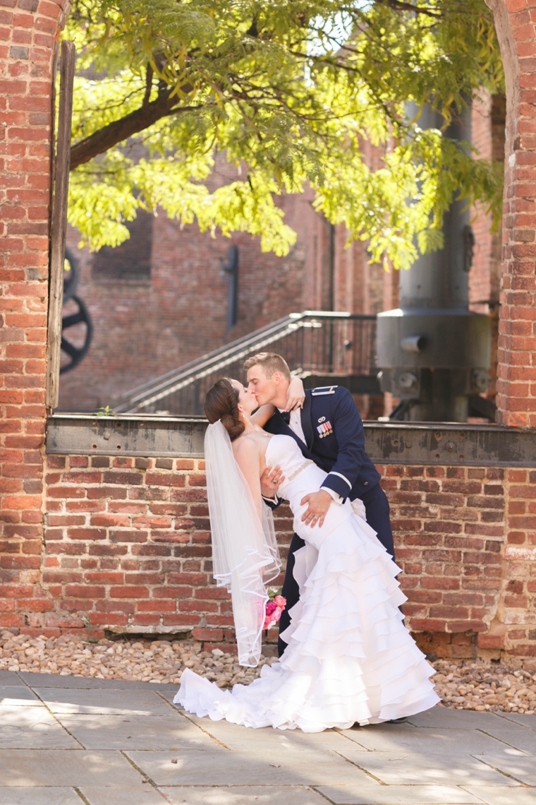 Pink & Orange Vintage Travel Themed Wedding via TheELD.com