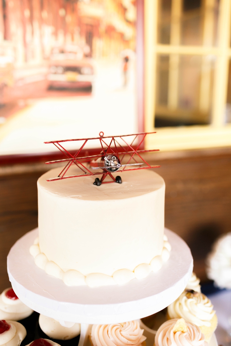 Pink & Orange Vintage Travel Themed Wedding via TheELD.com