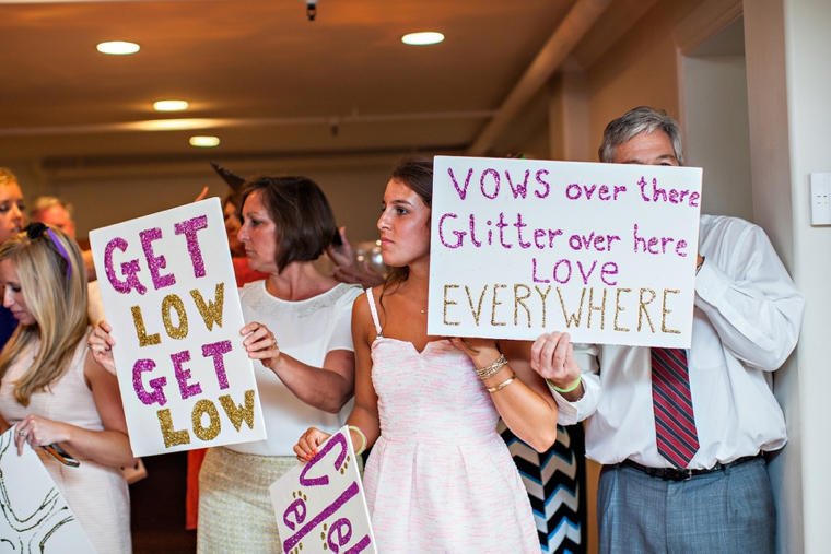 Colorful Glitter & Confetti Inspired Wedding  via TheELD.com