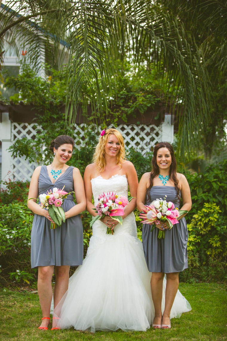 Eclectic Pink and Aqua Wedding via TheELD.com