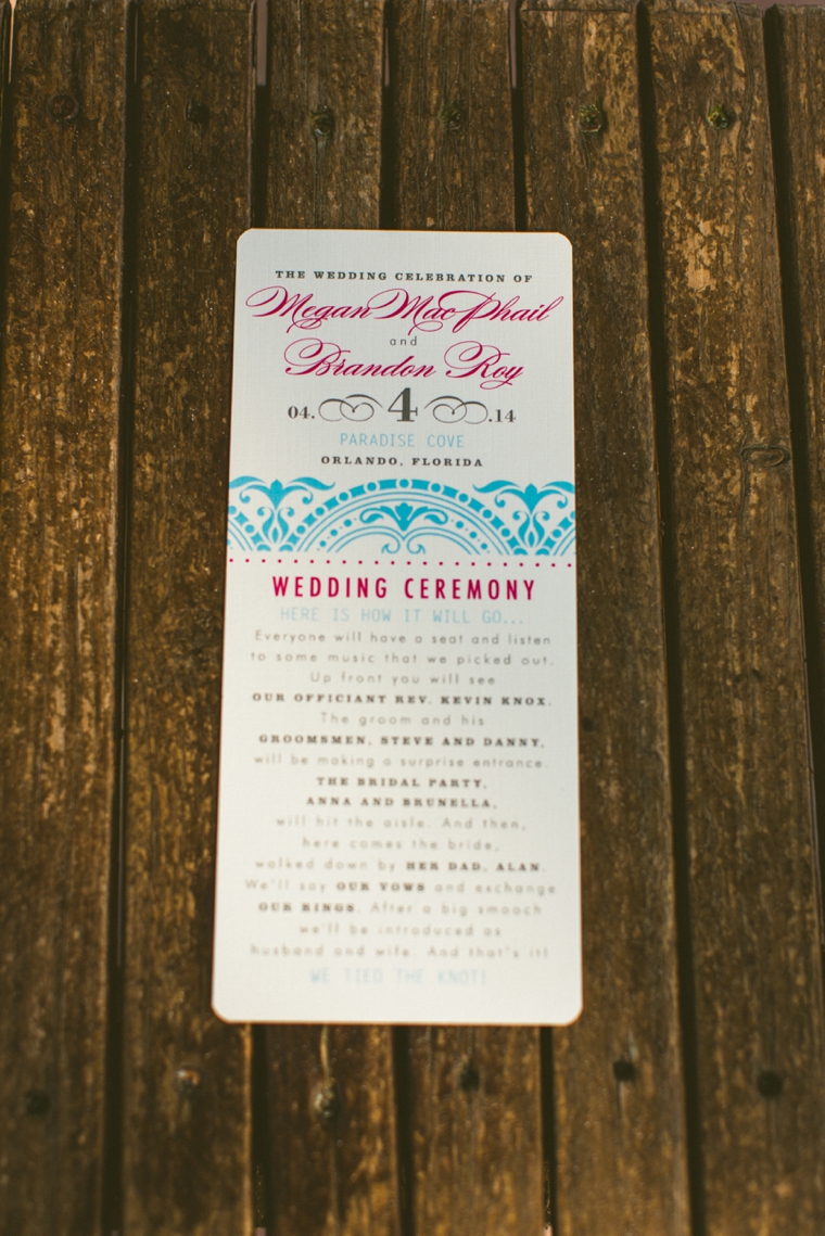 Eclectic Pink and Aqua Wedding via TheELD.com