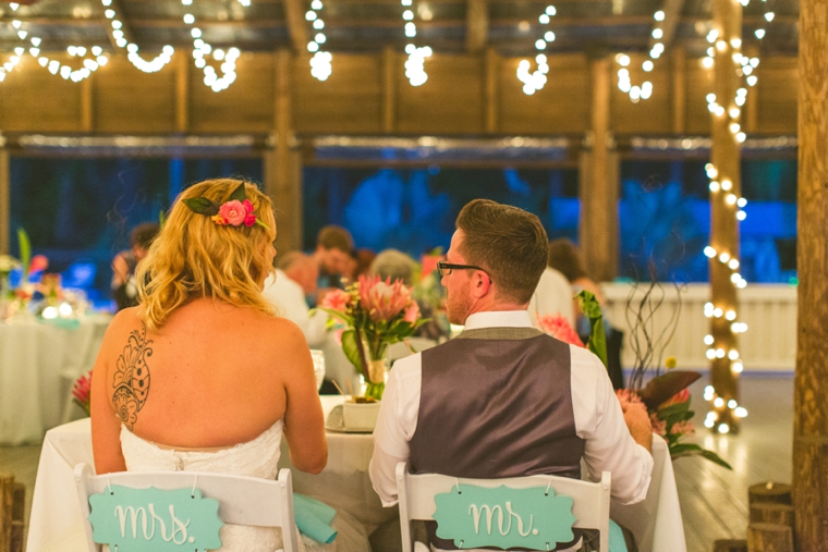 Eclectic Pink and Aqua Wedding via TheELD.com