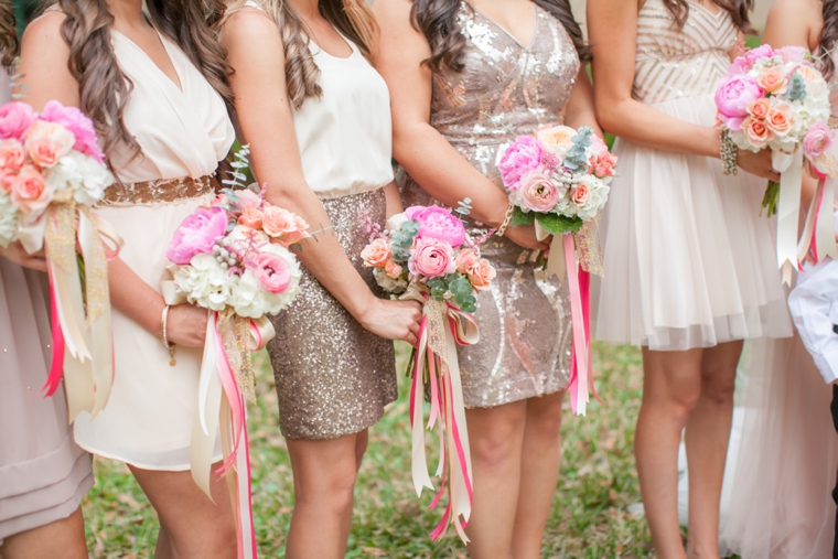 Vintage Romantic Blush and Gold Wedding via TheELD.com