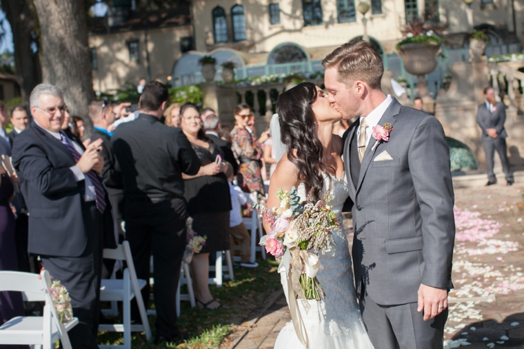 Vintage Romantic Blush and Gold Wedding via TheELD.com