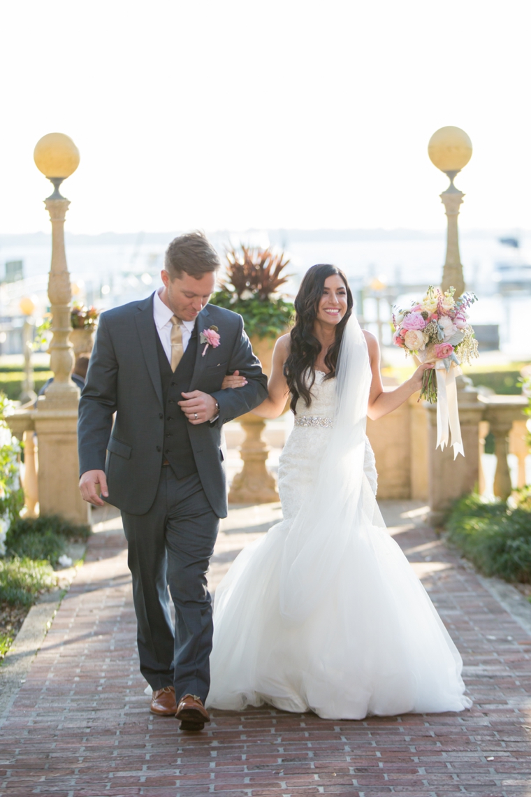 Vintage Romantic Blush and Gold Wedding via TheELD.com