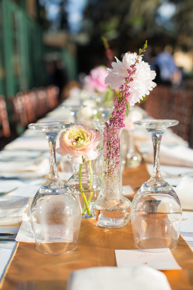 Vintage Romantic Blush and Gold Wedding via TheELD.com