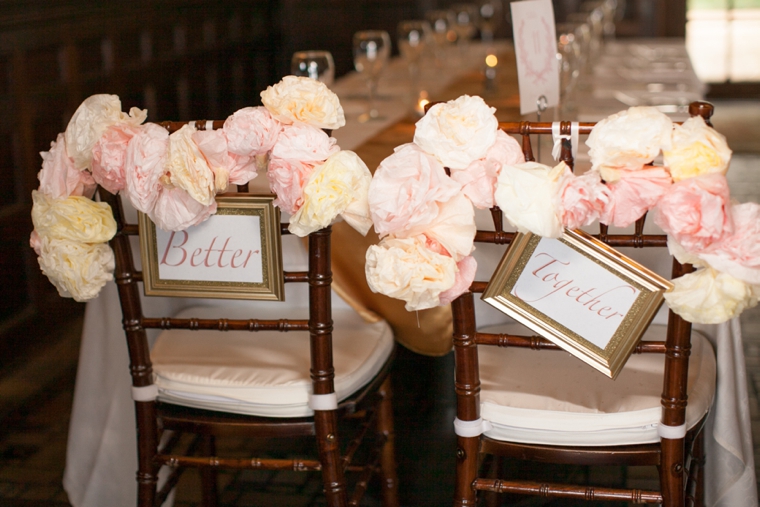 Vintage Romantic Blush and Gold Wedding via TheELD.com