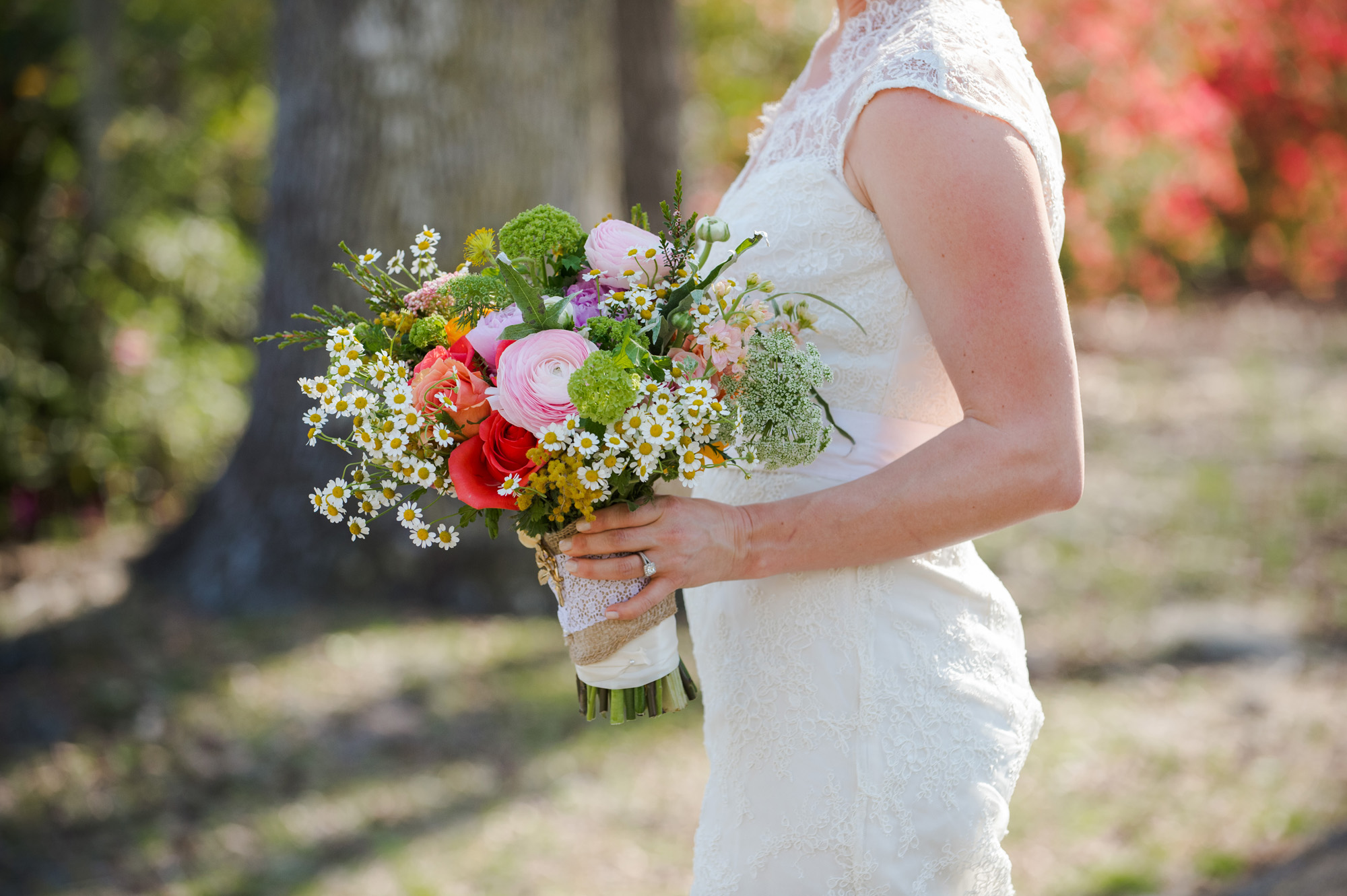A Colorful Rustic Chic Wedding  via TheELD.com