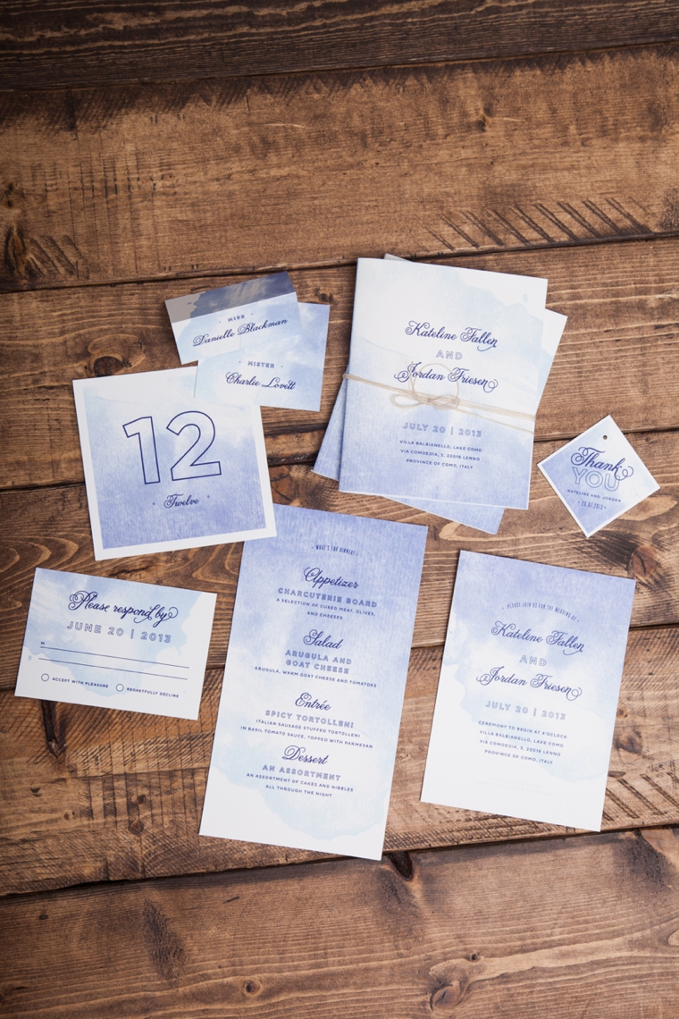 Mediterranean Inspired Orange & Blue Wedding Ideas via TheELD.com