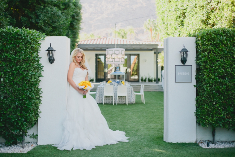 Modern Yellow and Blue Wedding Ideas via TheELD.com