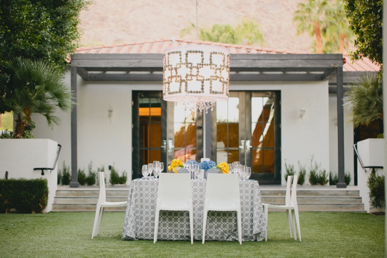 Modern Yellow and Blue Wedding Ideas via TheELD.com