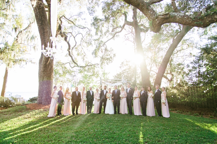 A Romantic Riverfront Blush Wedding via TheELD.com