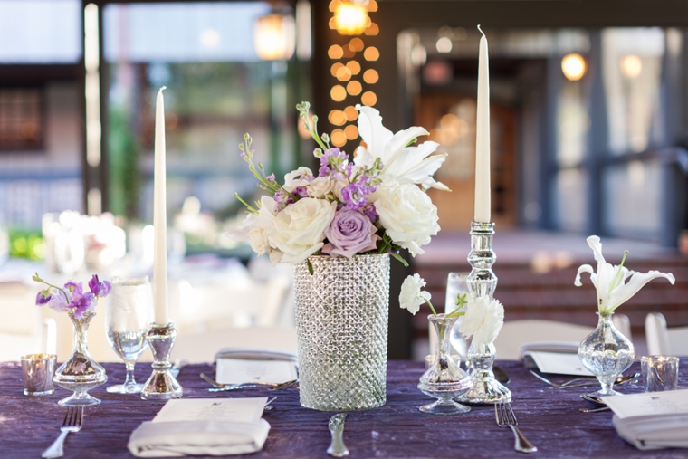 Romantic & Elegant Lavender Wedding via TheELD.com