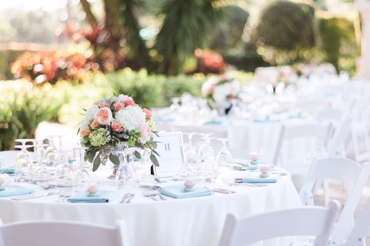 A Romantic Mint and Peach Wedding via TheELD.com