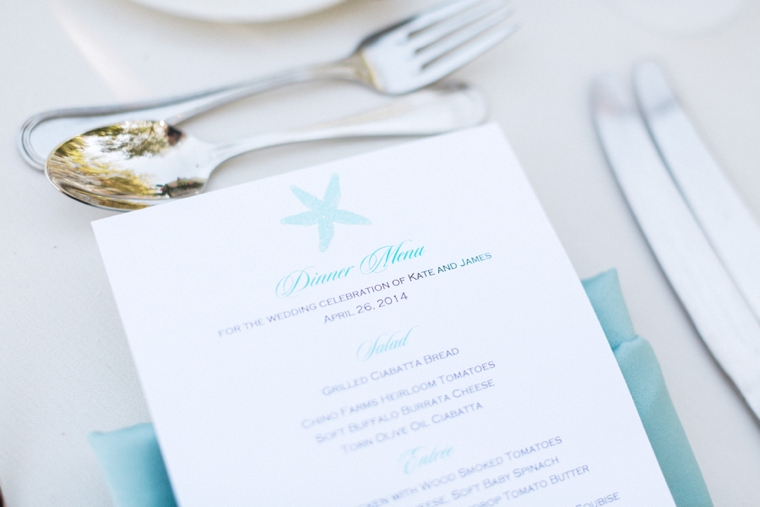 A Romantic Mint and Peach Wedding via TheELD.com