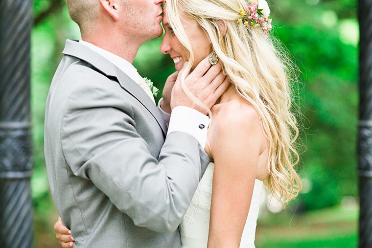 Romantic Blush & Peach Garden Wedding  via TheELD.com