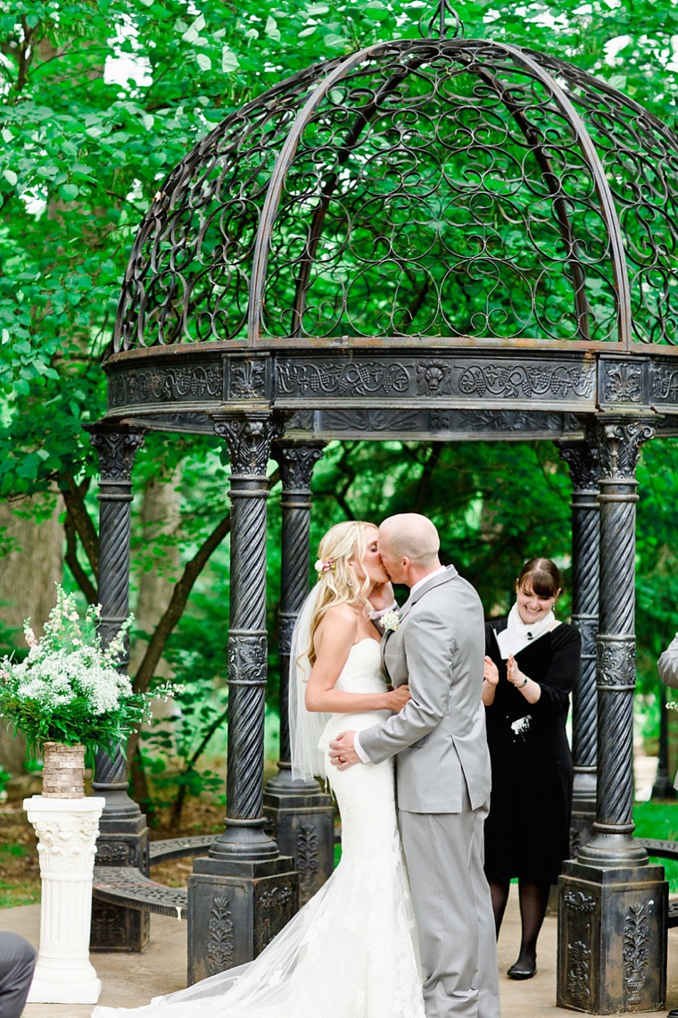 Romantic Blush & Peach Garden Wedding  via TheELD.com