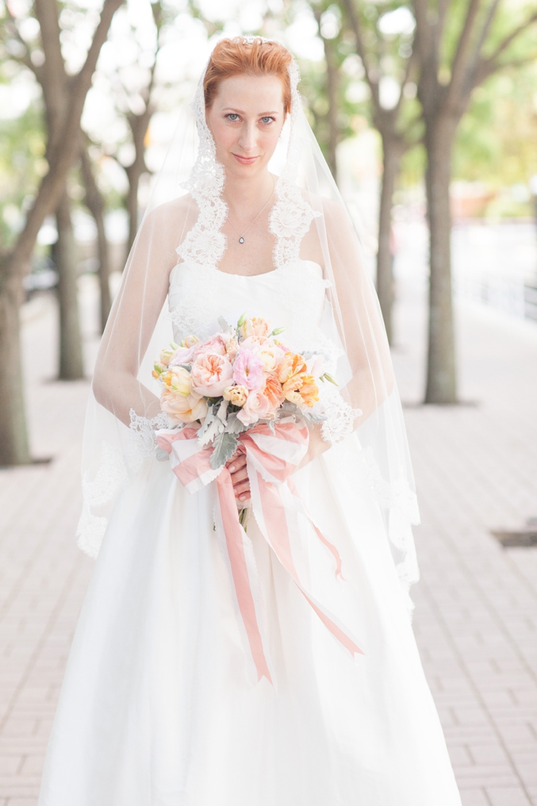 A Modern Chic Peach & Coral Wedding via TheELD.com