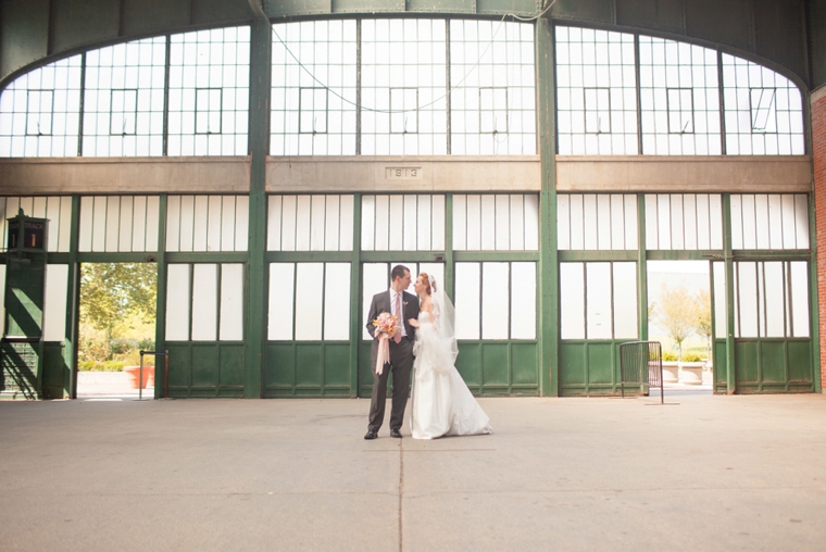 A Modern Chic Peach & Coral Wedding via TheELD.com