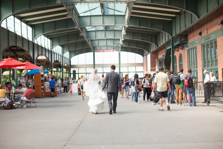 A Modern Chic Peach & Coral Wedding via TheELD.com