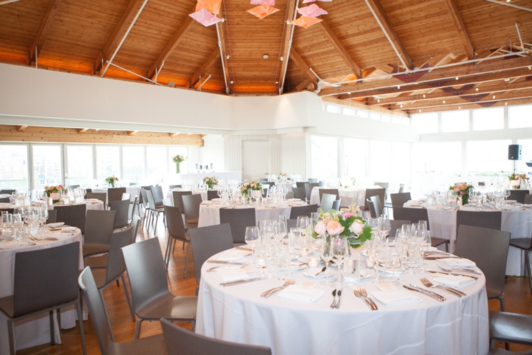 A Modern Chic Peach & Coral Wedding via TheELD.com