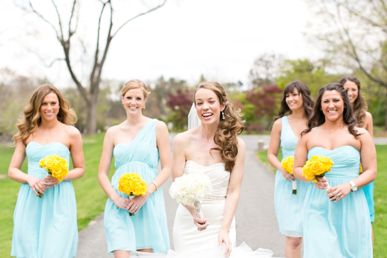 Baseball Themed Aqua and Yellow Wedding via TheELD.com