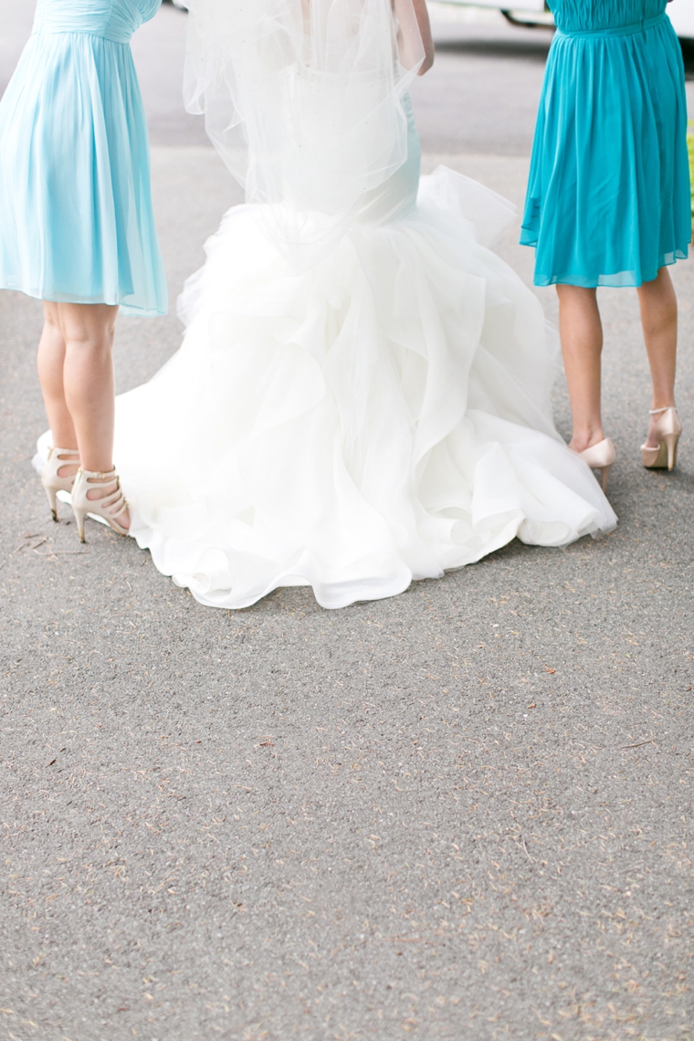 Baseball Themed Aqua and Yellow Wedding via TheELD.com