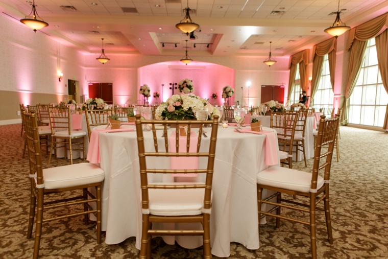 Classic Pink and White Romantic Wedding  via TheELD.com