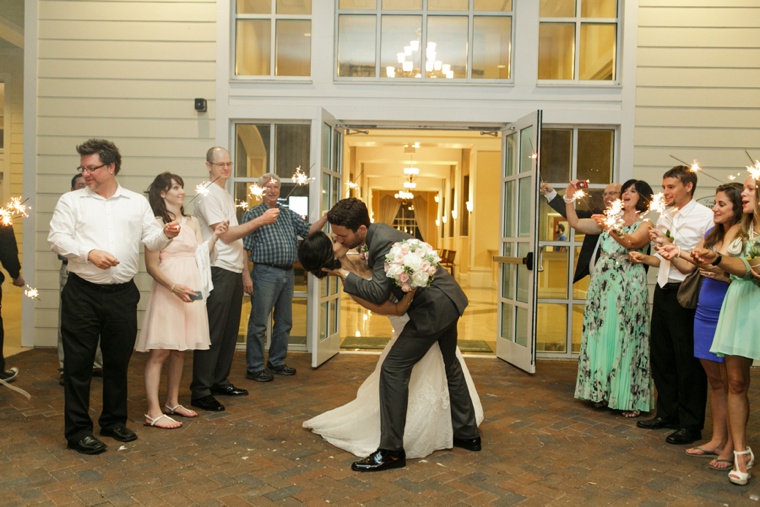 Classic Pink and White Romantic Wedding  via TheELD.com