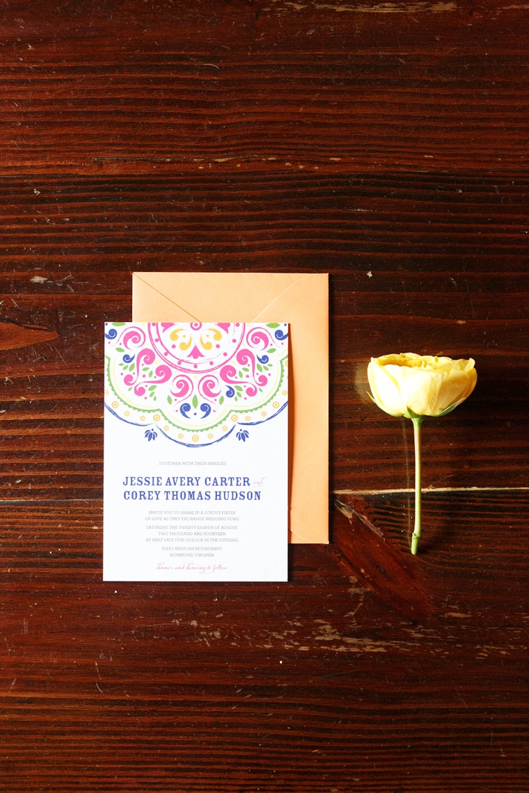 Colorful Mexico Inspired Wedding Ideas via TheELD.com