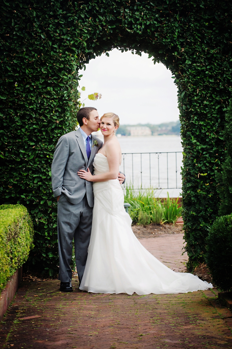 An Elegant Eggplant and Sage Wedding via TheELD.com