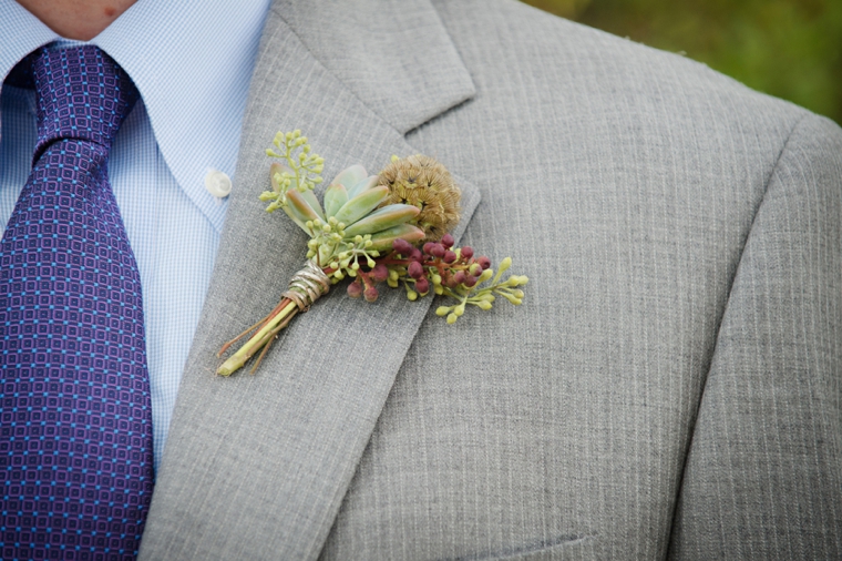 An Elegant Eggplant and Sage Wedding via TheELD.com