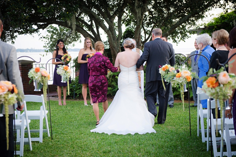 An Elegant Eggplant and Sage Wedding via TheELD.com