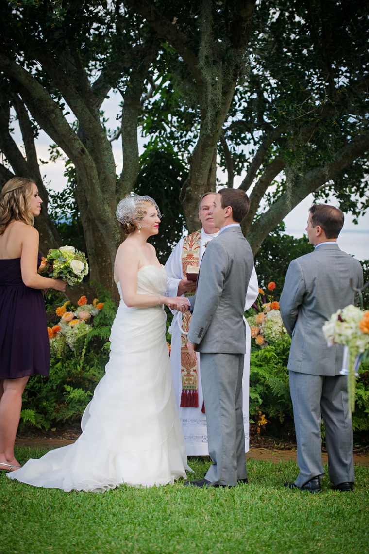 An Elegant Eggplant and Sage Wedding via TheELD.com