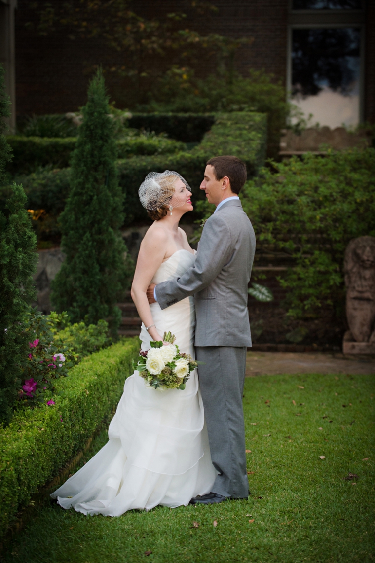 An Elegant Eggplant and Sage Wedding via TheELD.com