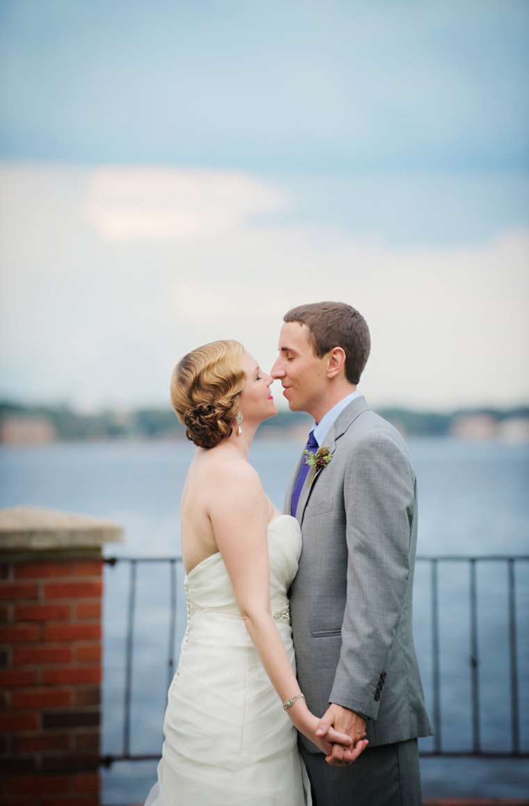 An Elegant Eggplant and Sage Wedding via TheELD.com