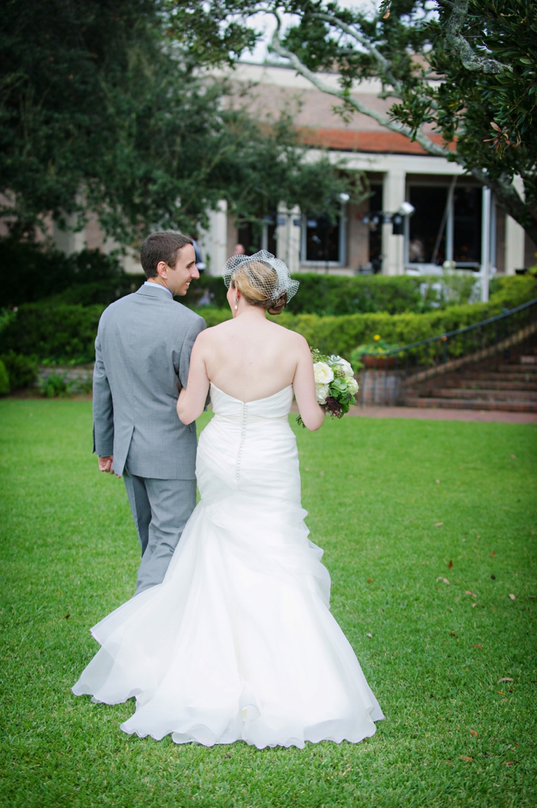 An Elegant Eggplant and Sage Wedding via TheELD.com