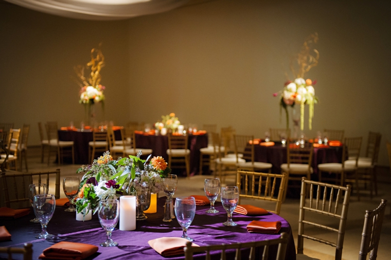 An Elegant Eggplant and Sage Wedding via TheELD.com