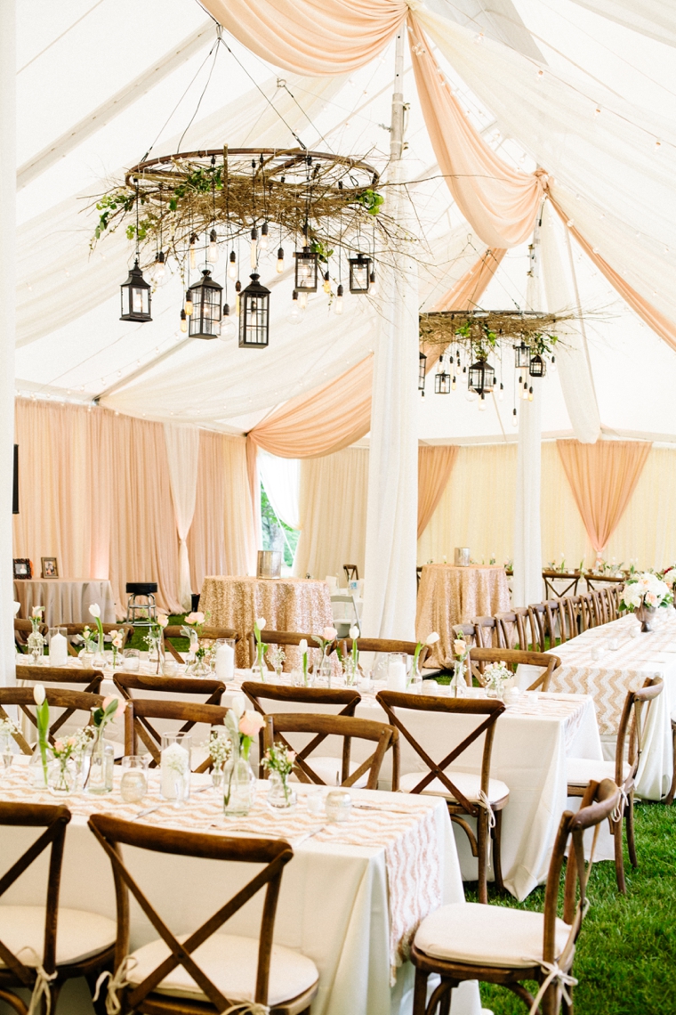 A Modern & Glamorous Garden Wedding via TheELD.com