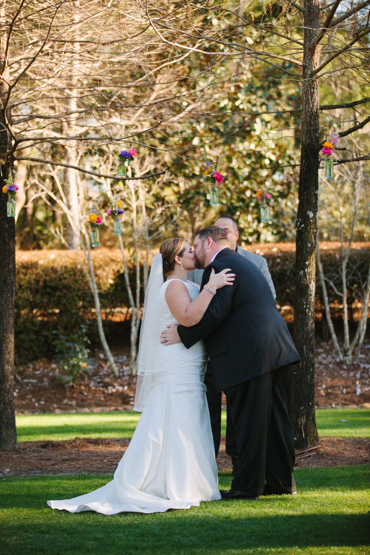 Intimate Colorful Wedding At Watercolor Resort via TheELD.com