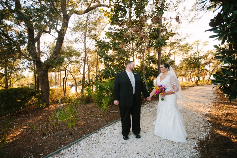 Intimate Colorful Wedding At Watercolor Resort via TheELD.com