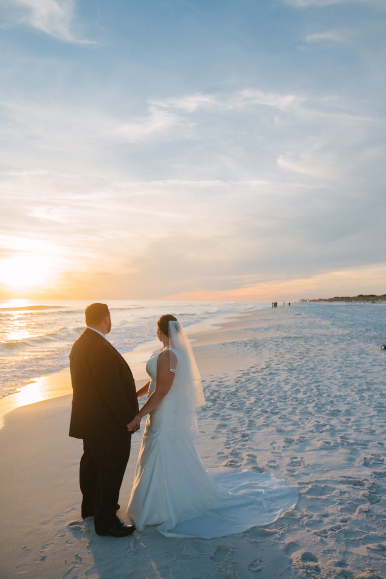 Intimate Colorful Wedding At Watercolor Resort via TheELD.com